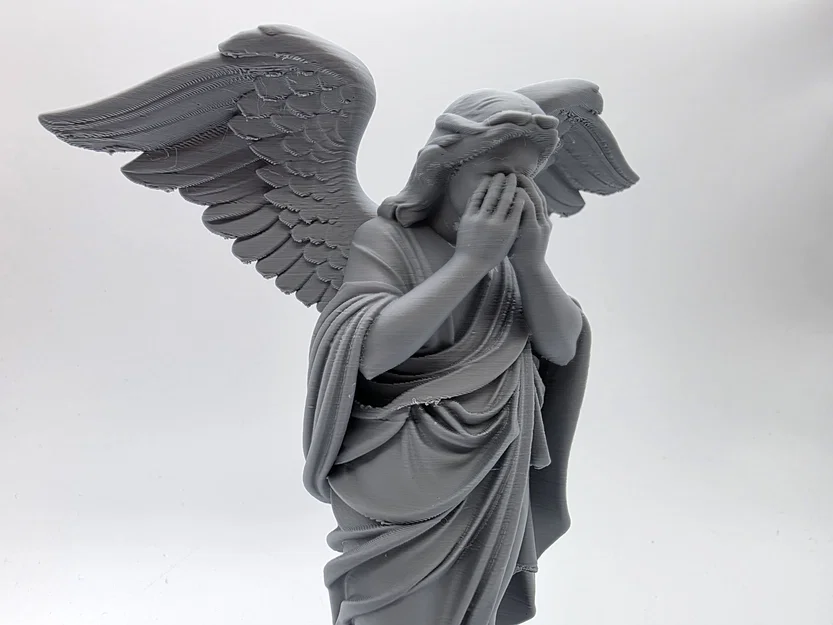 Tượng Thiên thần khóc (Weeping Angel) độ chi tiết cao - Image 2