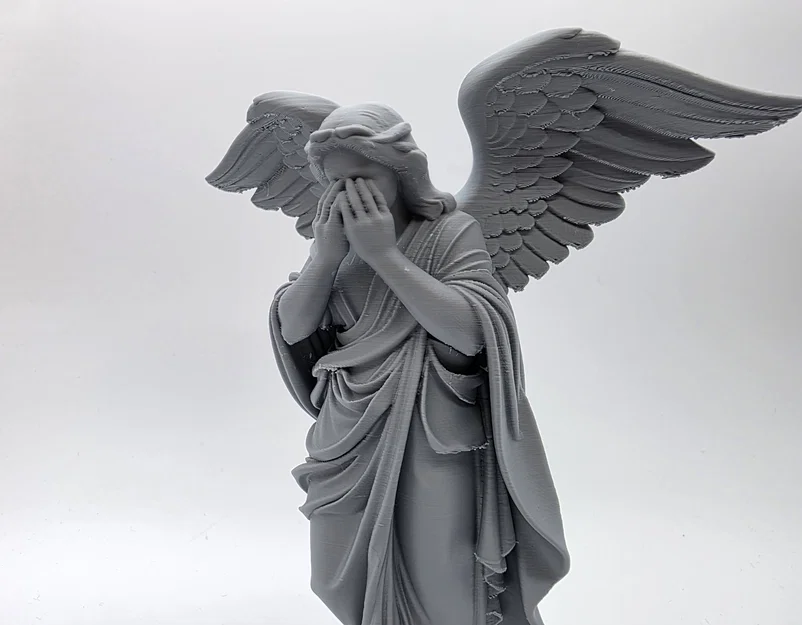 Tượng Thiên thần khóc (Weeping Angel) độ chi tiết cao - Image 3