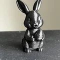 Easter Rabbit #2 - Tượng thỏ Phục sinh xinh xắn - Thumbnail 2