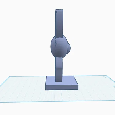 Mẫu in 3D bảng tên để bàn hình chú thỏ Phục sinh xinh xắn