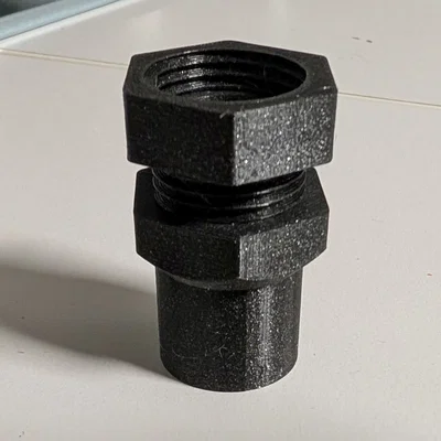 Adapter đầu nối ống luồn dây điện 20mm cho lỗ Cable Gland M25