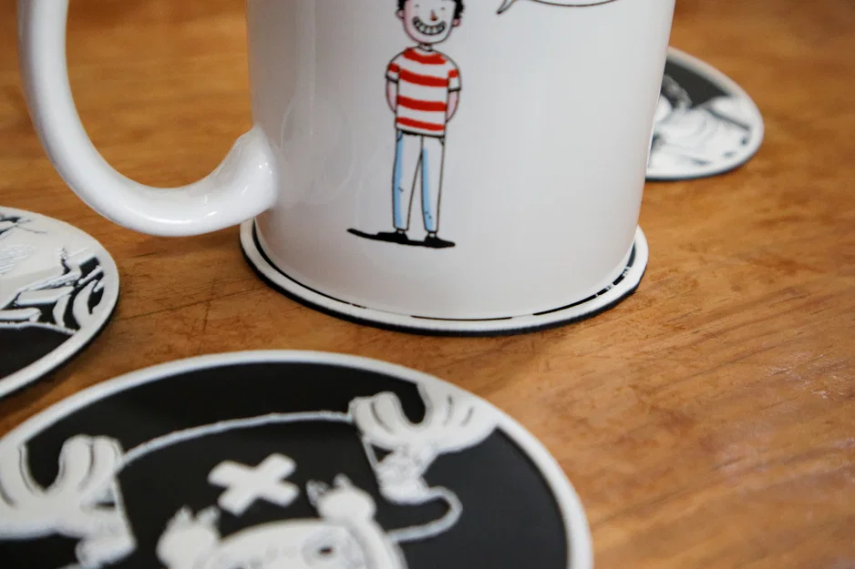 Bộ 10 Đế Lót Ly One Piece - Image 3