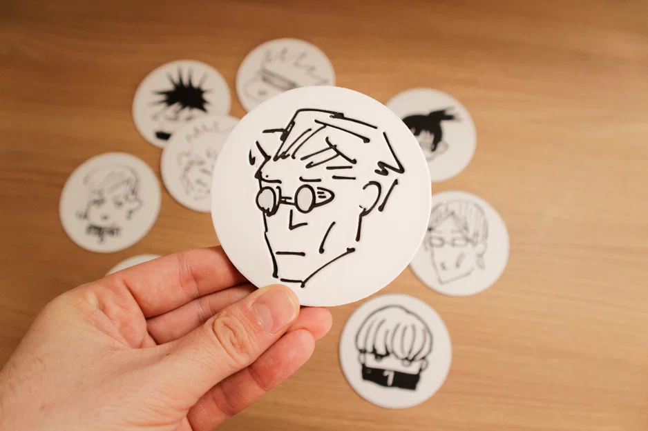 Bộ 10 Miếng Lót Ly Jujutsu Kaisen - Image 4