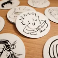 Bộ 10 Miếng Lót Ly Jujutsu Kaisen - Thumbnail 5