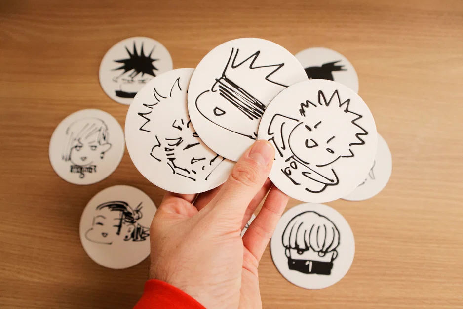 Bộ 10 Miếng Lót Ly Jujutsu Kaisen - Image 9
