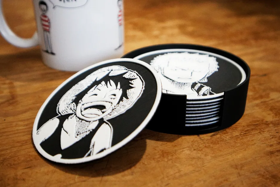 Bộ 10 Đế Lót Ly One Piece - Image 8