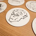 Bộ 10 Miếng Lót Ly Jujutsu Kaisen - Thumbnail 12