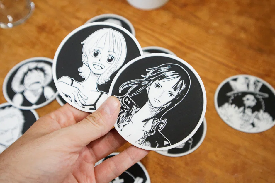 Bộ 10 Đế Lót Ly One Piece - Image 10