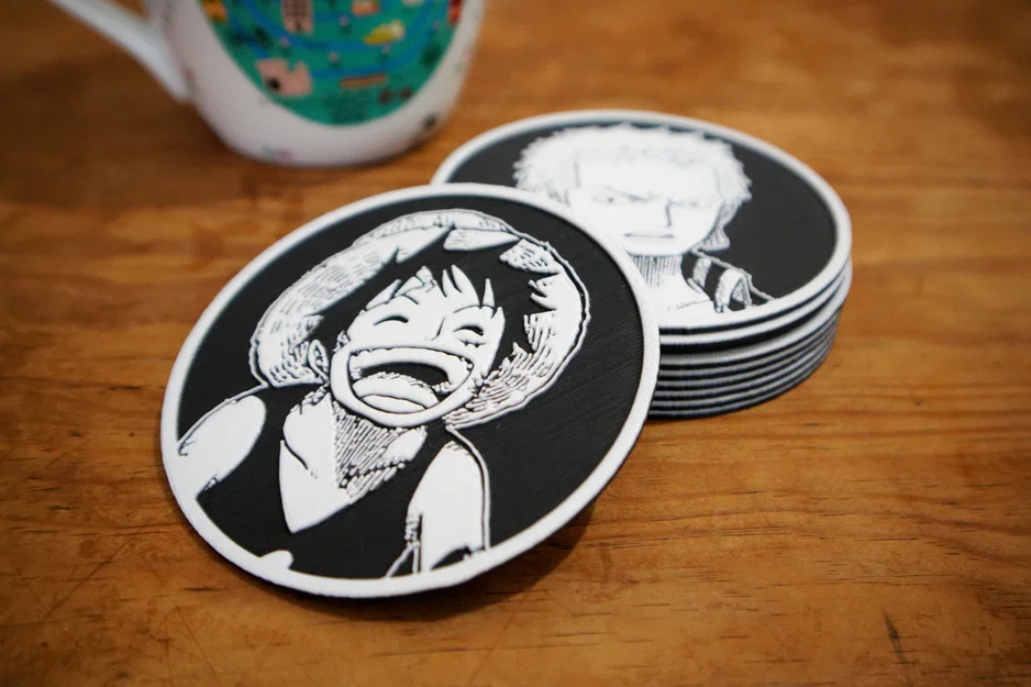 Bộ 10 Đế Lót Ly One Piece - Image 20