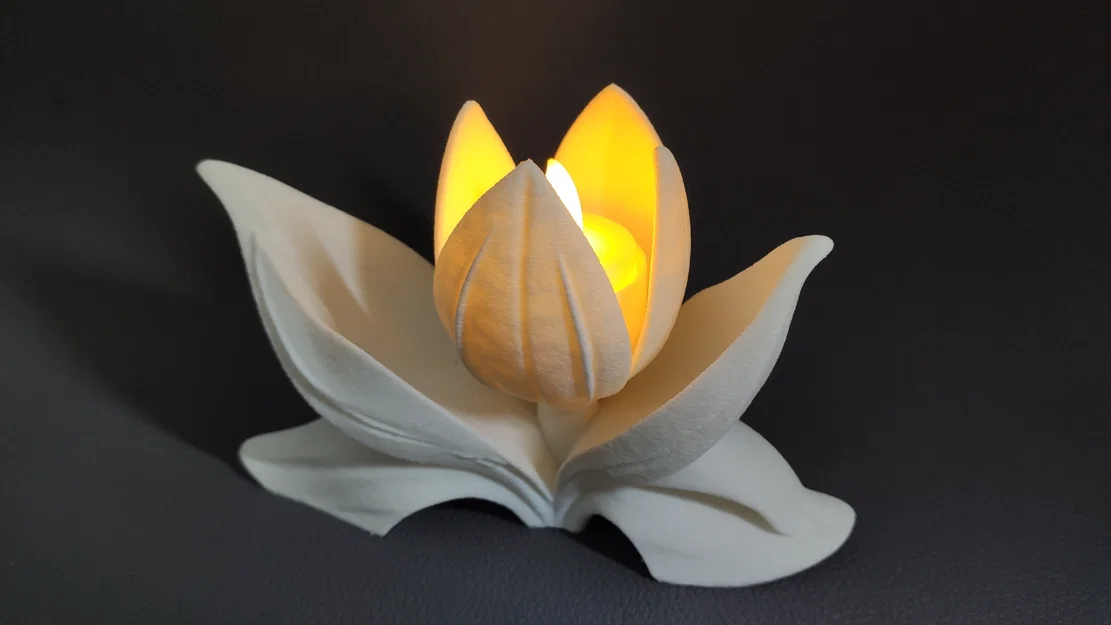 Tulip - Đế cắm nến LED tea light - Image 1