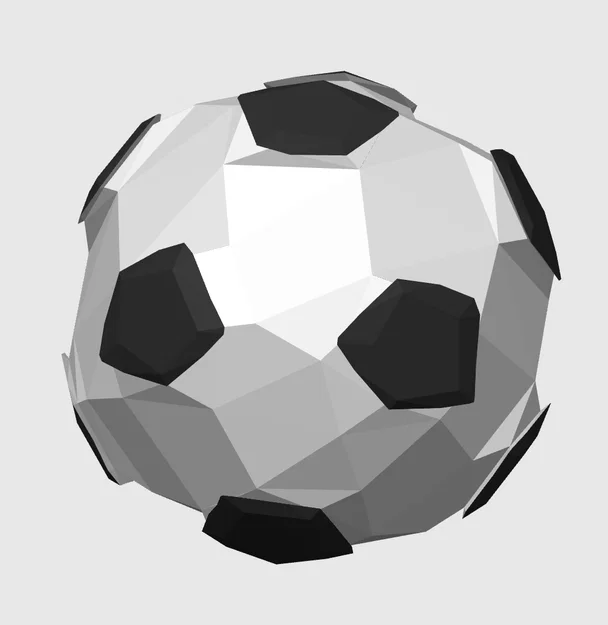 Mô hình quả bóng Foosball trang trí để bàn không thể lăn - Image 1