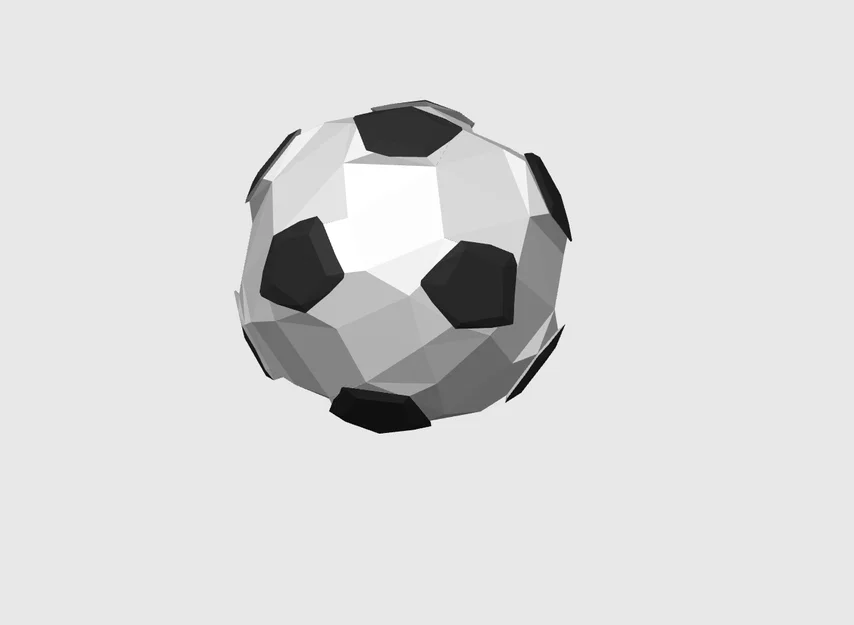 Mô hình quả bóng Foosball trang trí để bàn không thể lăn - Image 2