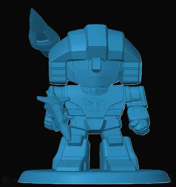 Mô hình Mirage Chibi Transformers - Tệp STL in 3D cực chất - Image 1