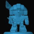 Mô hình Mirage Chibi Transformers - Tệp STL in 3D cực chất - Thumbnail 1