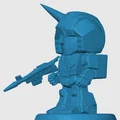 Mô hình Mirage Chibi Transformers - Tệp STL in 3D cực chất - Thumbnail 2