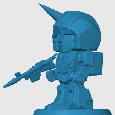 Mô hình Mirage Chibi Transformers - Tệp STL in 3D cực chất
