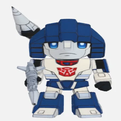 Mô hình Mirage Chibi Transformers - Tệp STL in 3D cực chất