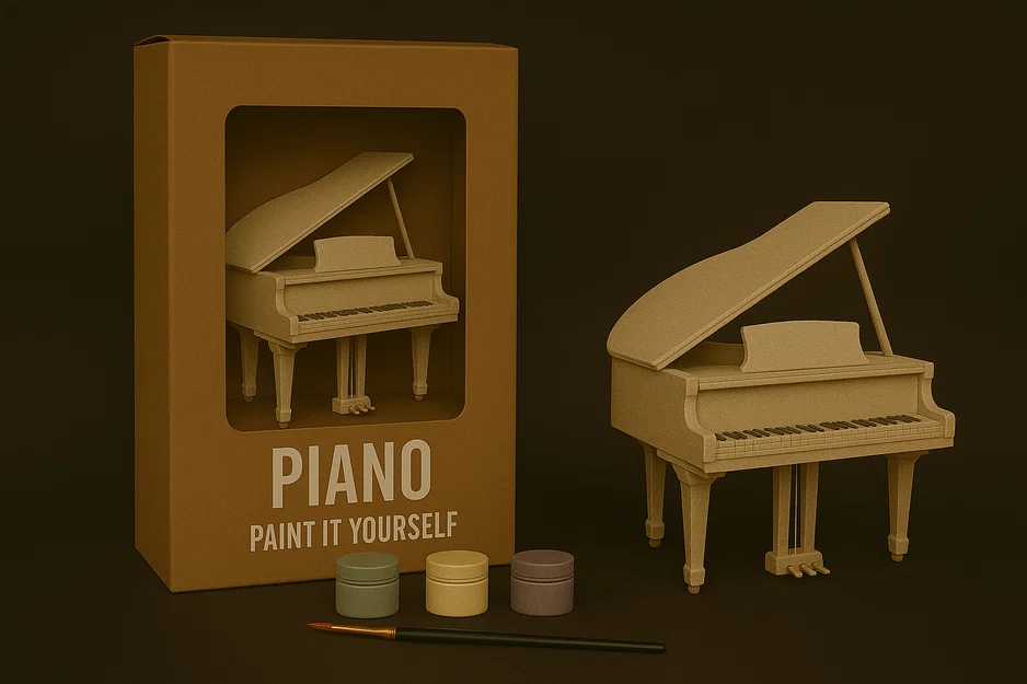 Piano – Mô hình tự trang trí (Paint-It-Yourself) - Image 1
