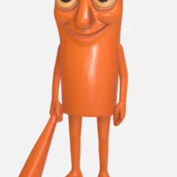 Mô hình 3D nhân vật meme Tung Tung Tung Sahur hài hước