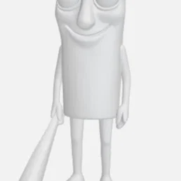 Mô hình 3D nhân vật meme Tung Tung Tung Sahur hài hước