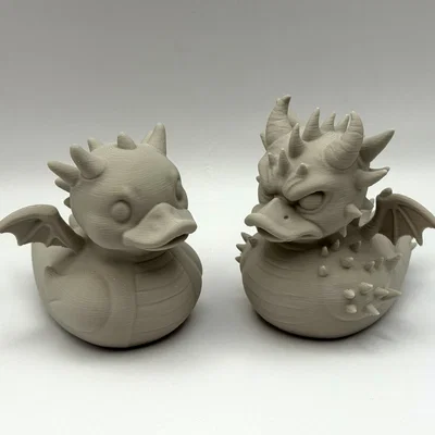Good & Evil Dragon Duckies - Bộ đôi vịt rồng kỳ ảo