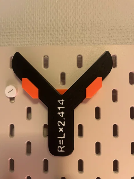 Giá treo thước đo bán kính Caliper cho bảng IKEA Skadis - Image 1