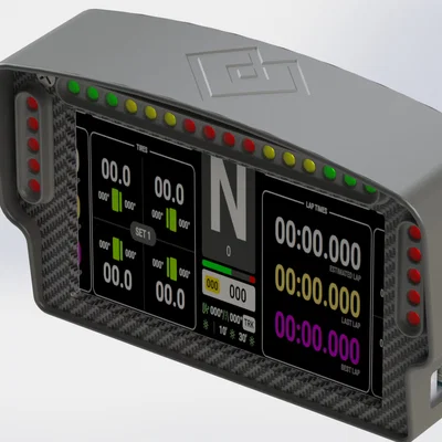 5 Zoll Simracing Dash - Khung màn hình DDU Vocore