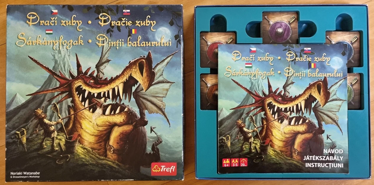 Khay đựng (Insert) cho board game Dračí zuby / Dragon Teeth Washer - Image 1