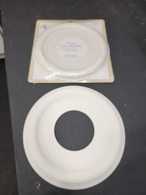 Tấm ốp trần trang trí 10 inch cho đèn điện (Ceiling Medallion) - Image 3