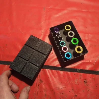 Khay 3D In Sắp Xếp Đầu Khẩu 3/8 inch (Gridfinity)