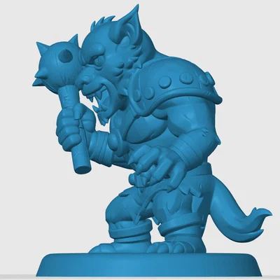 Mô hình Jackalman phong cách Chibi cho tín đồ Thundercats
