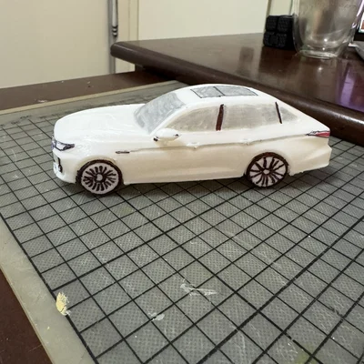 Mô hình 3D xe Chery Arrizo 8 Noble