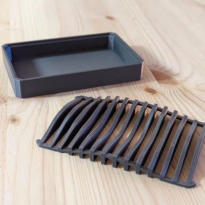 Khay Đựng Xà Phòng Hiện Đại với Khay Hứng Nước Có Thể Tháo Rời