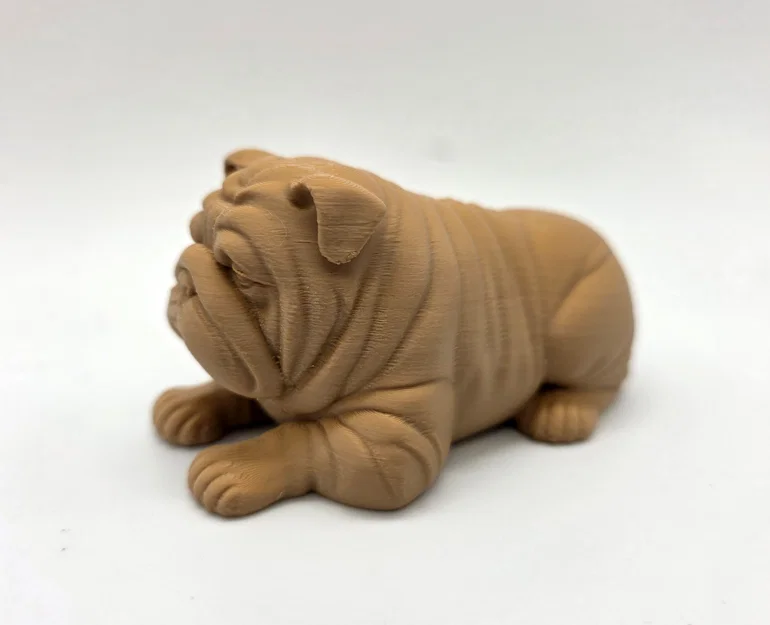 Tượng Chú Chó English Bulldog Nằm Nghỉ - Image 4
