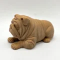 Tượng Chú Chó English Bulldog Nằm Nghỉ - Thumbnail 4
