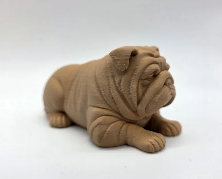 Tượng Chú Chó English Bulldog Nằm Nghỉ - Image 5