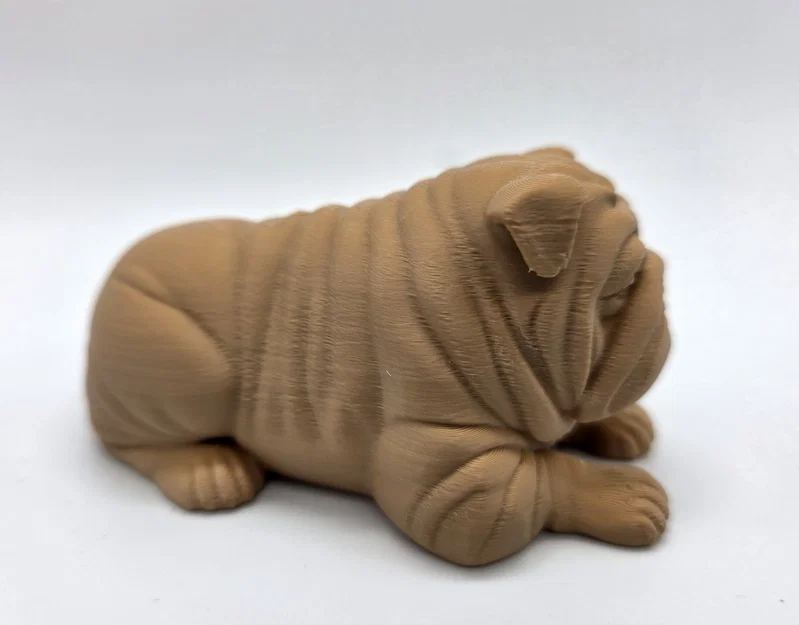 Tượng Chú Chó English Bulldog Nằm Nghỉ - Image 6