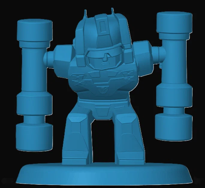 Mô hình Rumble phong cách Chibi Transformers in 3D độc đáo - Image 1