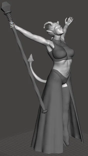 Nữ Tiefling Sorcerer Frisky – fishnet/lace xuyên thấu hoặc đồ kín – safe – 5 mẫu - Image 6