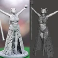 Mô hình nữ pháp sư Tiefling trang phục lưới cho Dungeons & Dragons - Thumbnail 1