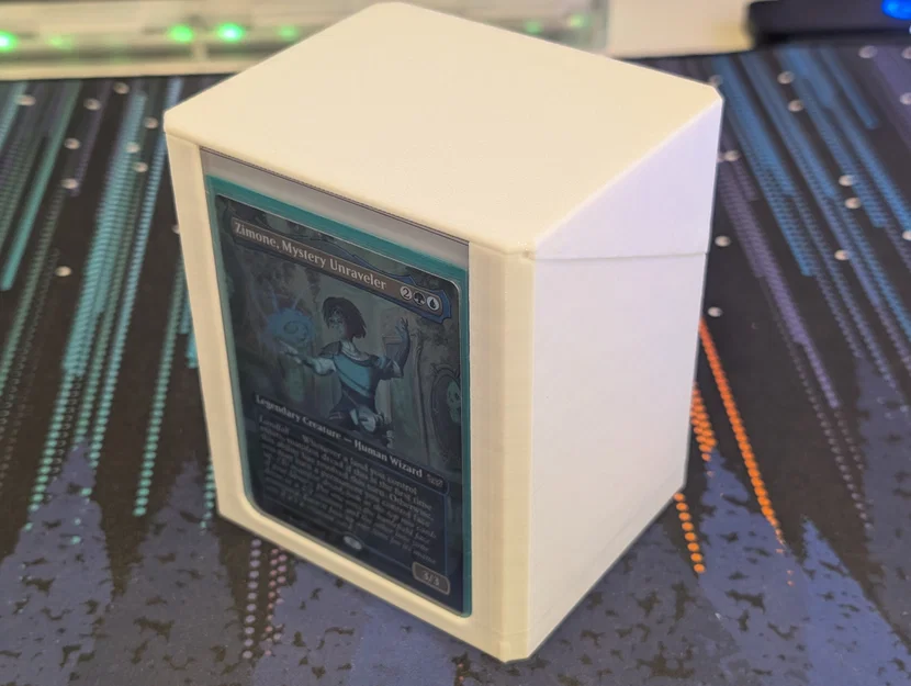 Hộp đựng bài 100+ double sleeved kèm khay trưng bày toploader (cho Commander deck) - Image 3