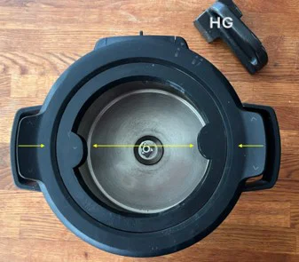 Vòng nắp giả (Dummy Deckel) cho Bosch Cookit - Image 1