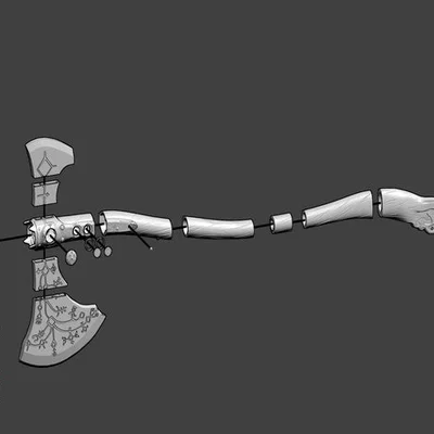 Rìu Leviathan từ God of War - Bản sao tỉ lệ 1:1