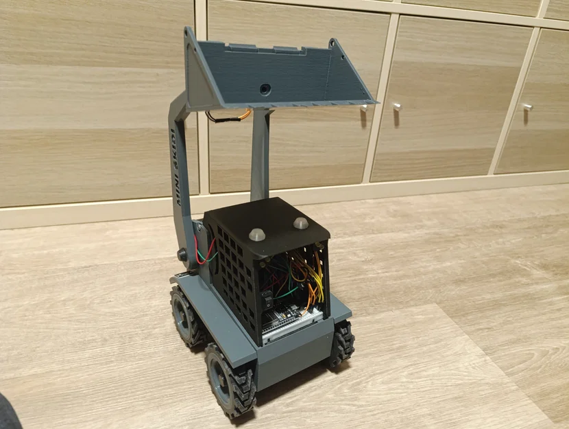 MINI SKIDI / BOBÍK V2 - Máy xúc RC điều khiển qua điện thoại - Image 5