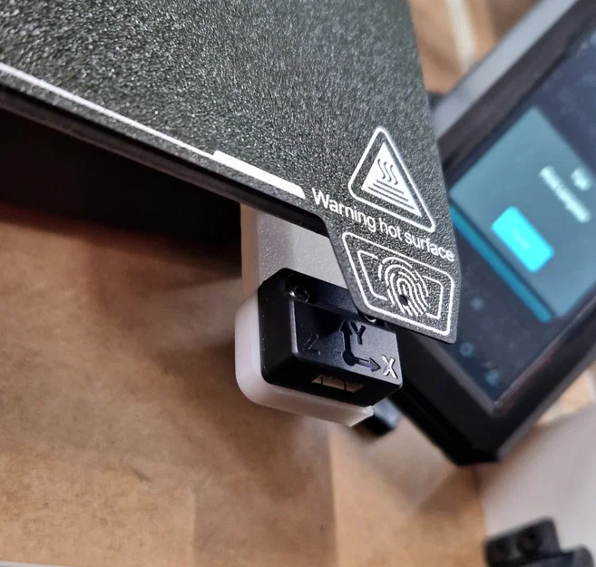 Ngàm gắn cảm biến rung (Vibration Sensor) trục Y và X cho Ender 3 V3 KE - Image 1