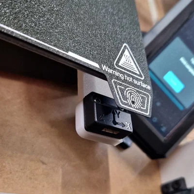 Ngàm gắn cảm biến rung (Vibration Sensor) trục Y và X cho Ender 3 V3 KE