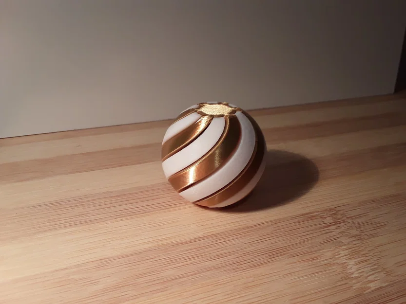 Quả cầu xoắn Fidget Spiral Sphere - Đồ chơi in 3D giải trí cực hay - Image 2