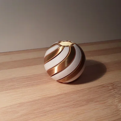 Quả cầu xoắn Fidget Spiral Sphere - Đồ chơi in 3D giải trí cực hay