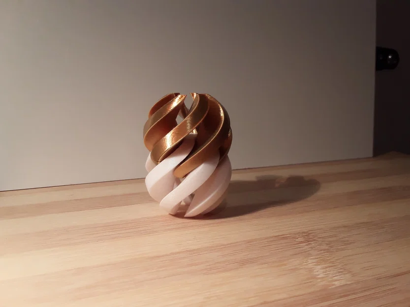 Quả cầu xoắn Fidget Spiral Sphere - Đồ chơi in 3D giải trí cực hay - Image 4