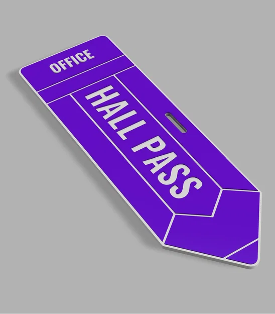 Hall Pass hình bút chì cho Back to School | Nhiều kiểu | Kệ “Pencil Holder” - Image 7
